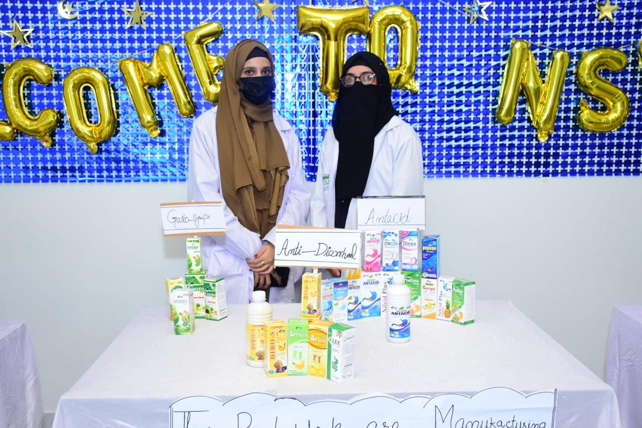 Female staff member of New Syed Pharma at the company's opening ceremony