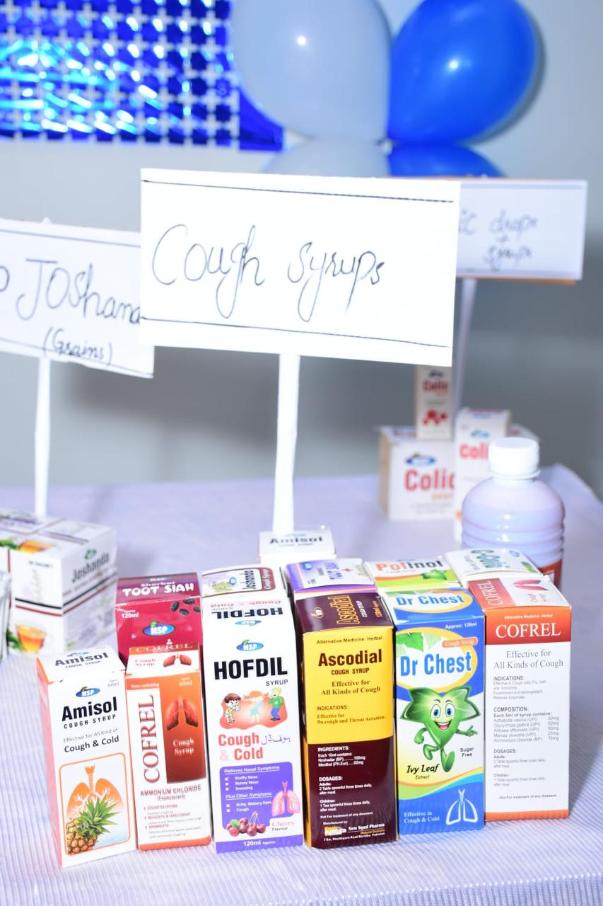 New Syed Pharma product showcase table, Muridke facility launch