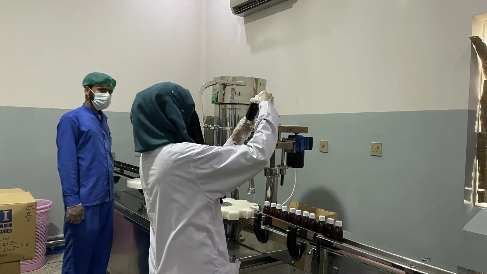 New Syed Pharma liquid manufacturing and mixing equipment for herbal syrups, Muridke Pakistan