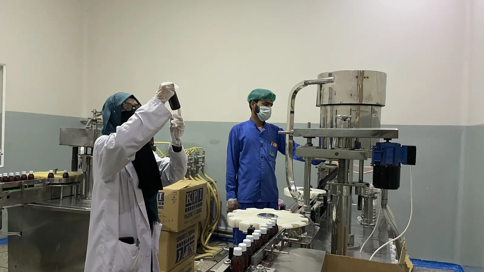 New Syed Pharma liquid manufacturing and mixing equipment for herbal syrups, Muridke Pakistan