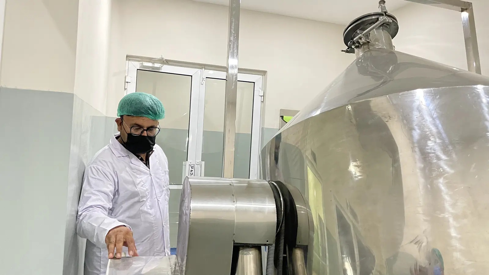 New Syed Pharma powder section, dry powder product filling, Muridke Pakistan
