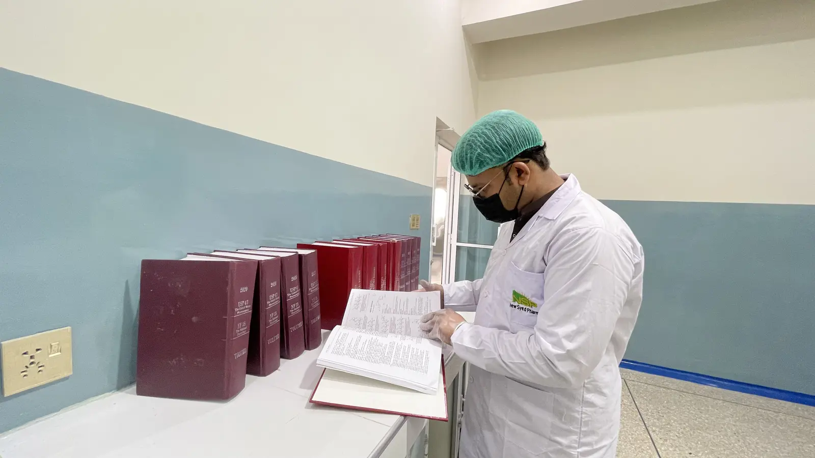 New Syed Pharma quality control laboratory, purity and pH testing, Muridke Pakistan